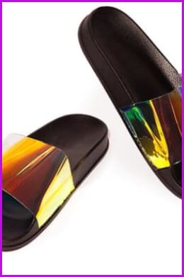 Transparent Solid Color Beach Slippers F076 - Furdela