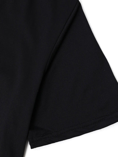 Plus Size Lip Letter Print Shorts Set AR5060