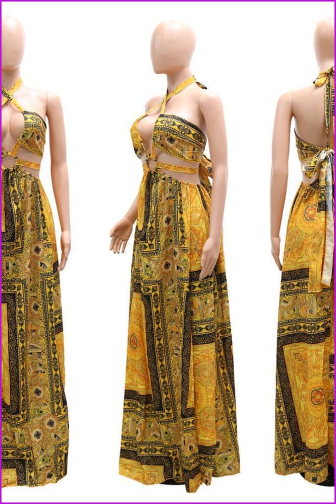 Wholesale 2 Colors Backless Beach Dress F2434 - Furdela Wholesale