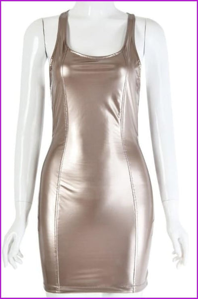 Wholesale 9 Colors PU Leather Bodycorn Dress F330 - Furdela Wholesale