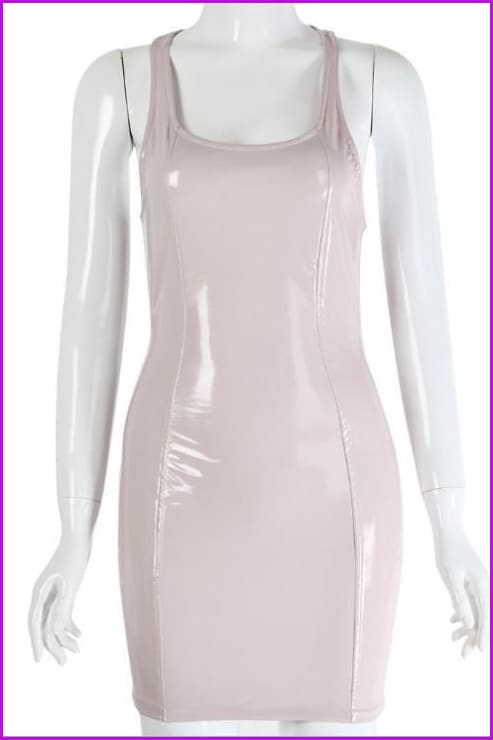 Wholesale 9 Colors PU Leather Bodycorn Dress F330 - Furdela Wholesale