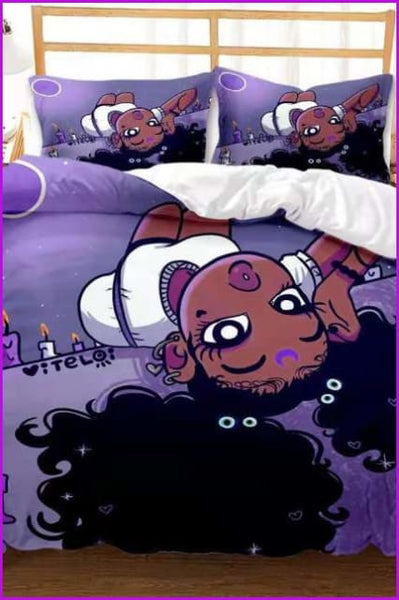 African Girl Bedding Set F2580 - Furdela