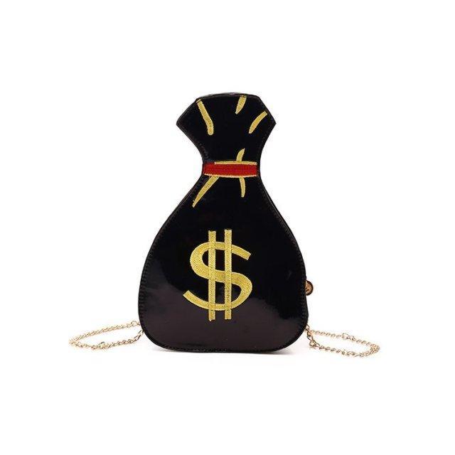 Dollars Laser Shoulder Bag - Furdela