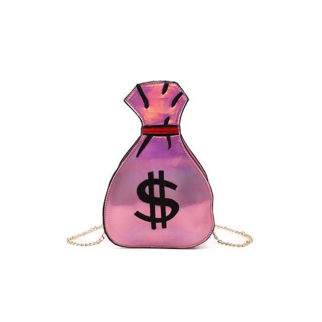 Dollars Laser Shoulder Bag - Furdela