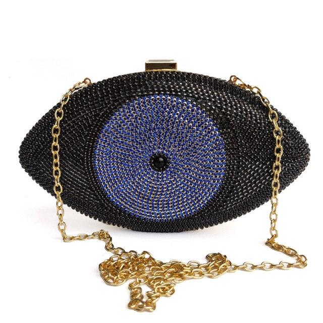 Evil Eye Rhinestone Bags - Furdela