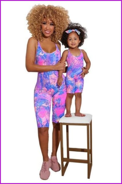 Family Matching Parent-child Jumpsuit F2417 - Furdela