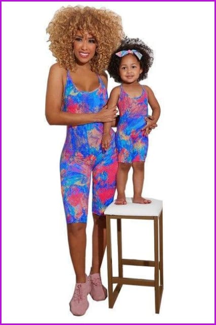 Family Matching Parent-child Jumpsuit F2417 - Furdela