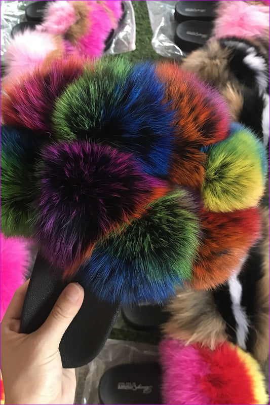 Full Coverage Fur ball slides - Furdela