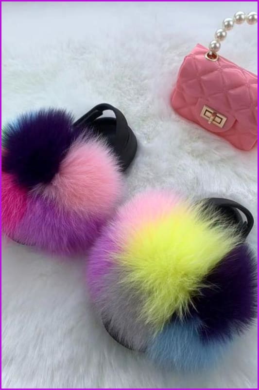 New Colorful Kids Sandal And Bag Set F2339 - Furdela