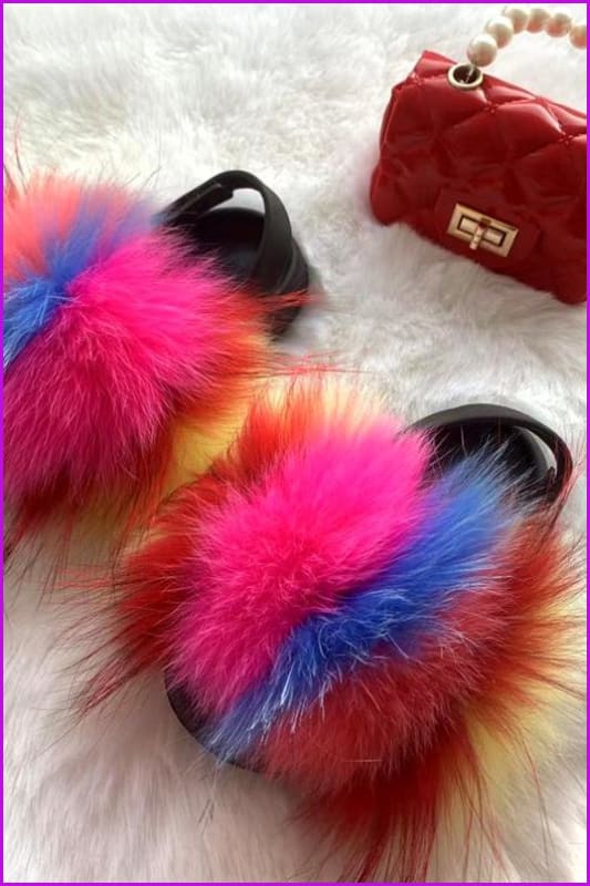 New Colorful Kids Sandal And Bag Set F2339 - Furdela