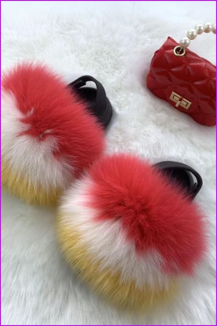 New Colorful Kids Sandal And Bag Set F2339 - Furdela
