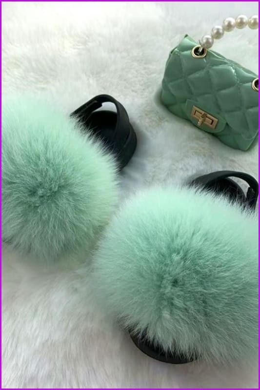 New Colorful Kids Sandal And Bag Set F2339 - Furdela