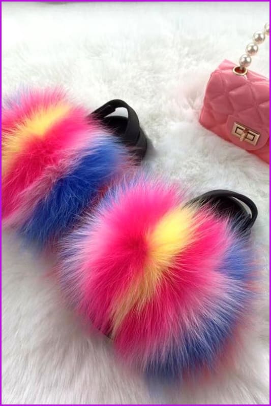 New Colorful Kids Sandal And Bag Set F2339 - Furdela