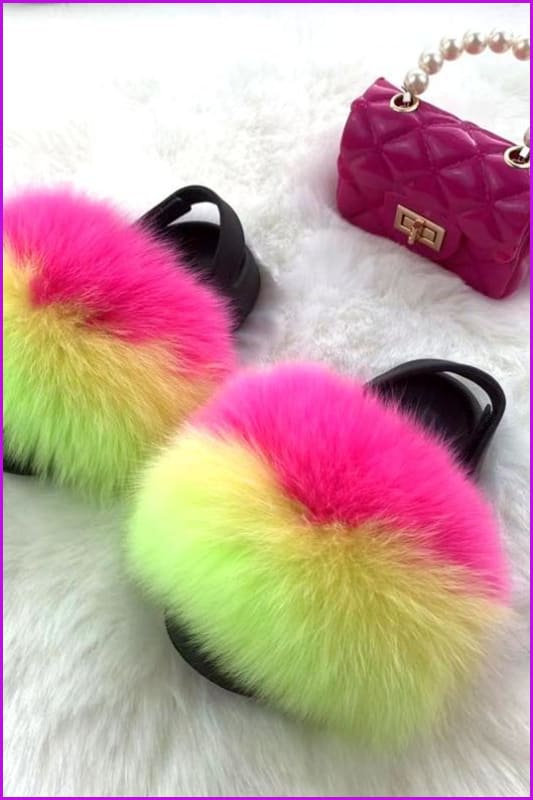 New Colorful Kids Sandal And Bag Set F2339 - Furdela