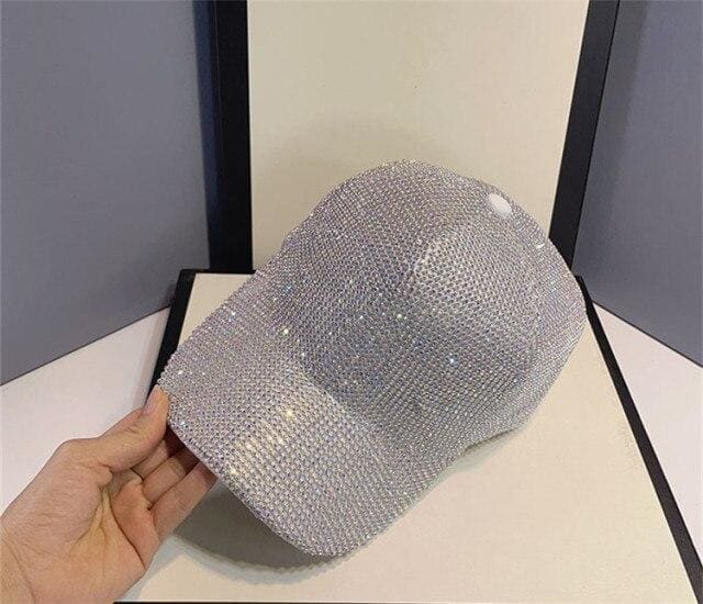 Rhinestone Baseball Hat - Furdela