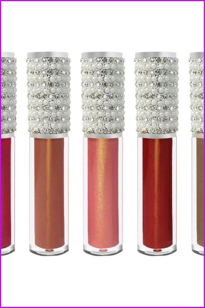 Shiny Glitter Glossy Liquid Lip Gloss Custom Lipstick F2083 - Furdela