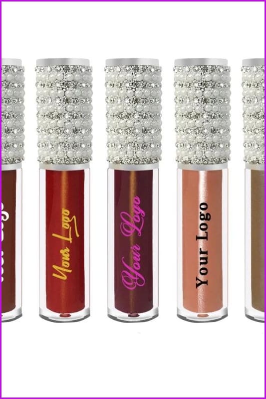 Shiny Glitter Glossy Liquid Lip Gloss Custom Lipstick F2083 - Furdela