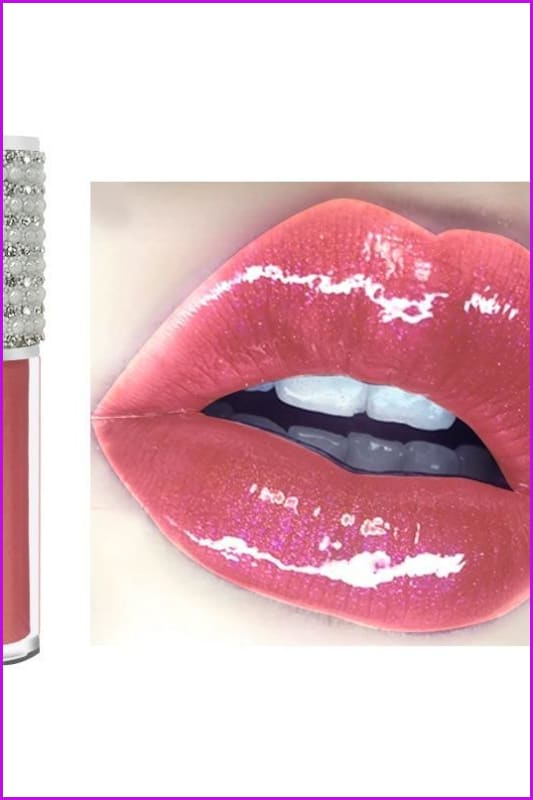 Shiny Glitter Glossy Liquid Lip Gloss Custom Lipstick F2083 - Furdela