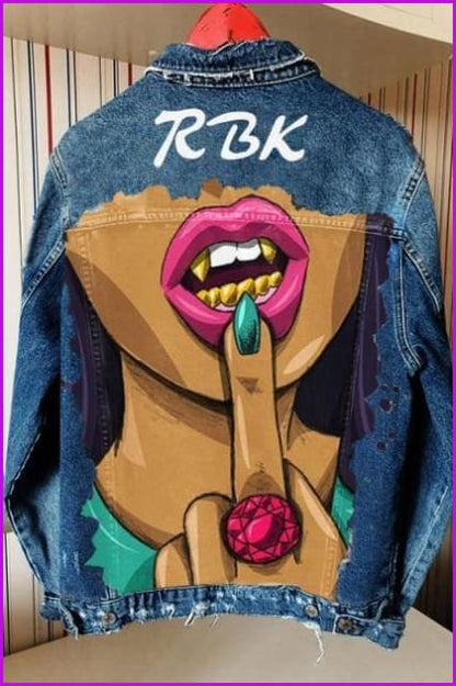 Vintage Loose Denim Jacket - Furdela