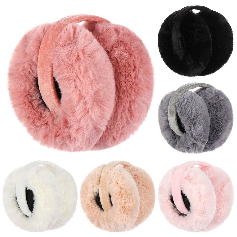 Warm Foldable Plush Earmuffs DC354 - Furdela