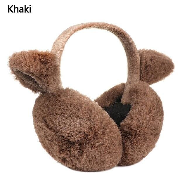 Warm Foldable Plush Earmuffs DC354 - Furdela