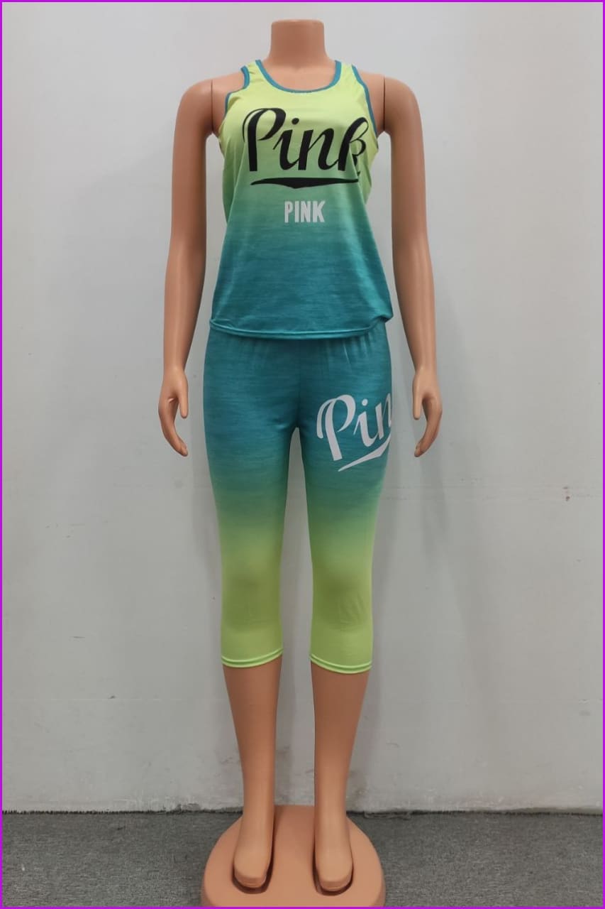 Yoga Sport Wear Two Pieces Set F2284 - Furdela