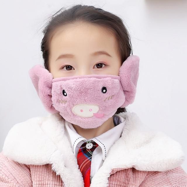 Winter Fur Earmuffs Mask for Face - Furdela Wholesale