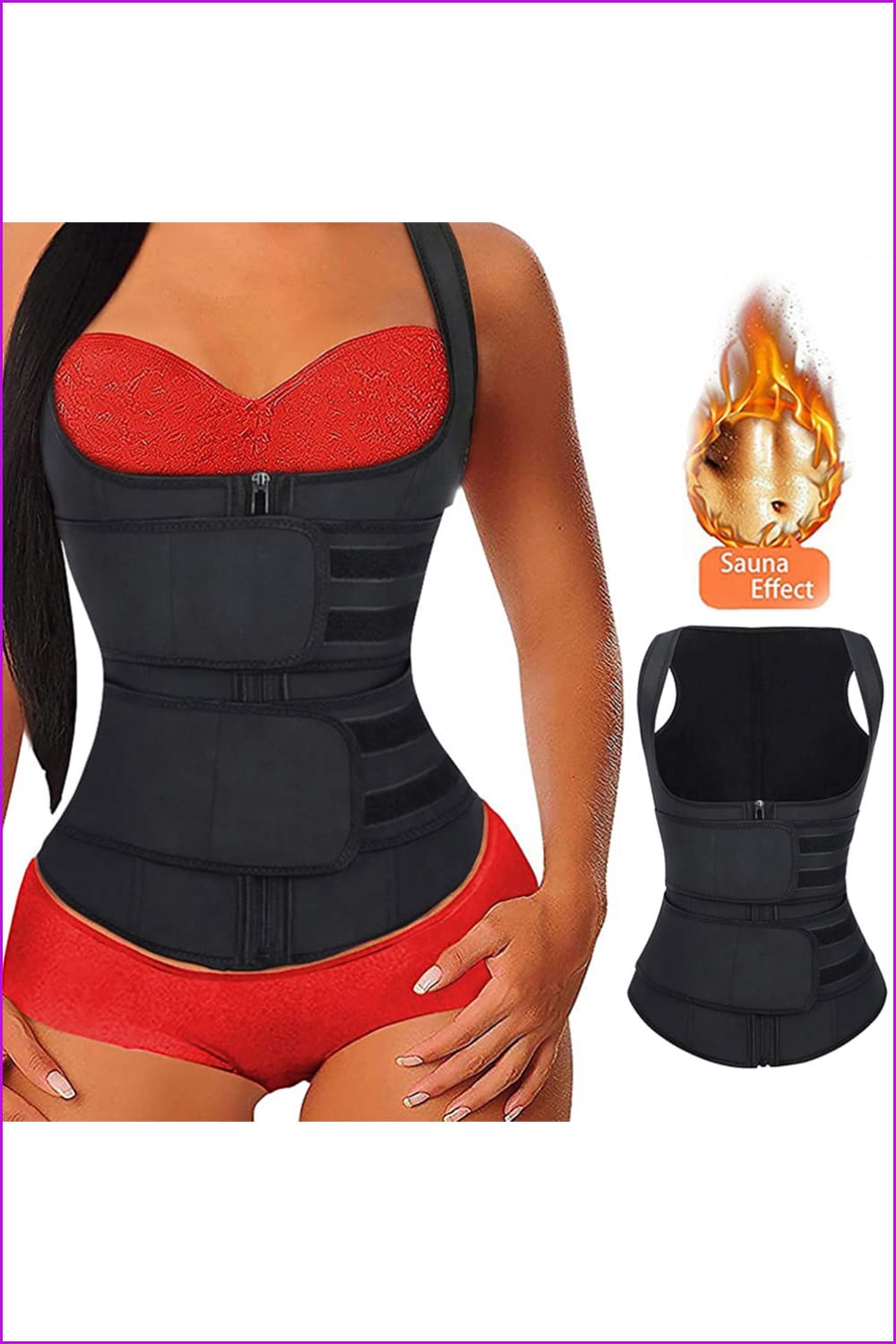 Woman Waist Trainer Solid Daily Sporty Slimming F890 - Furdela