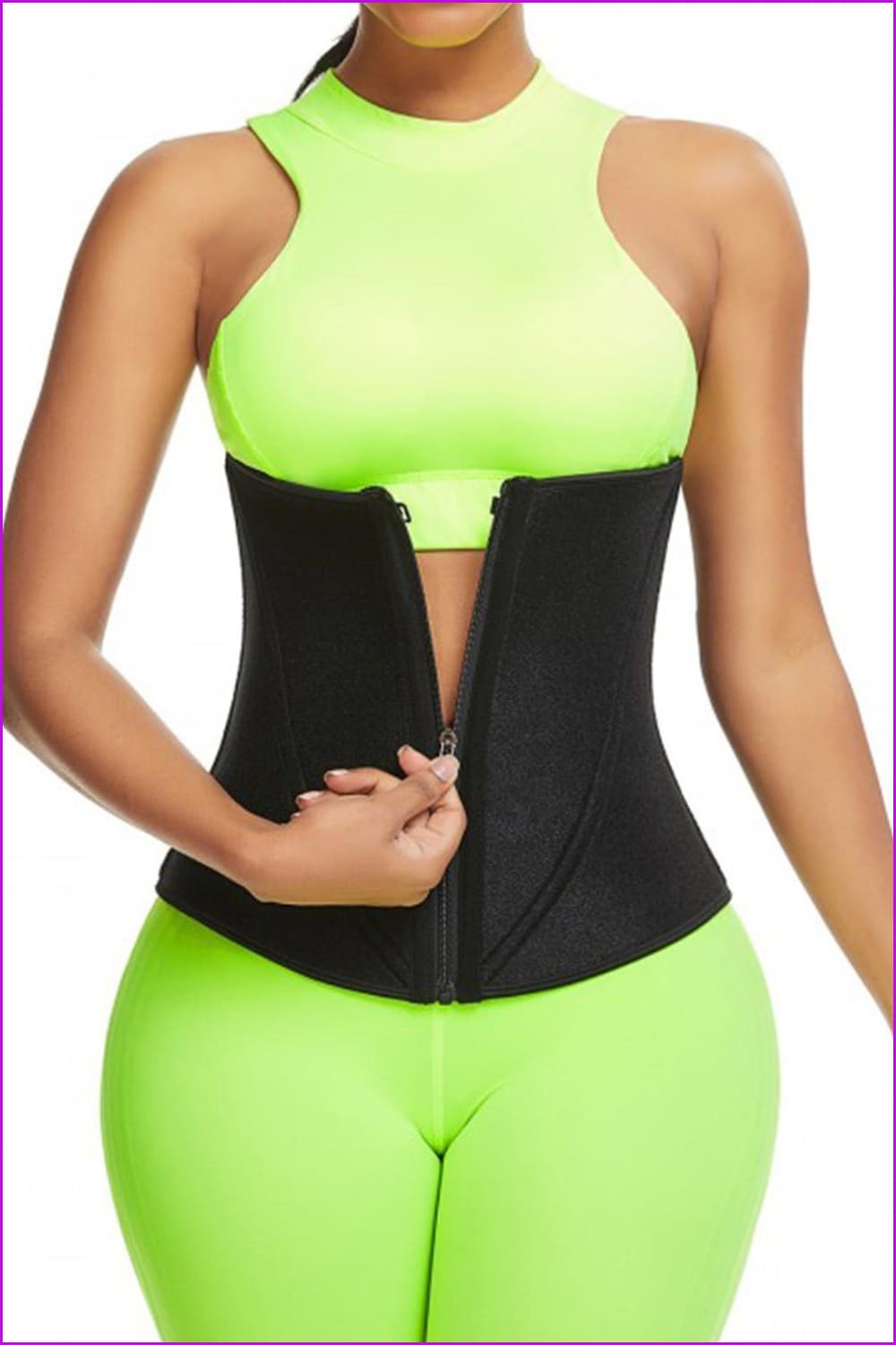 Women Waist Trainer Cincher Belt Tummy Control Sweat Girdle F3604 - Furdela