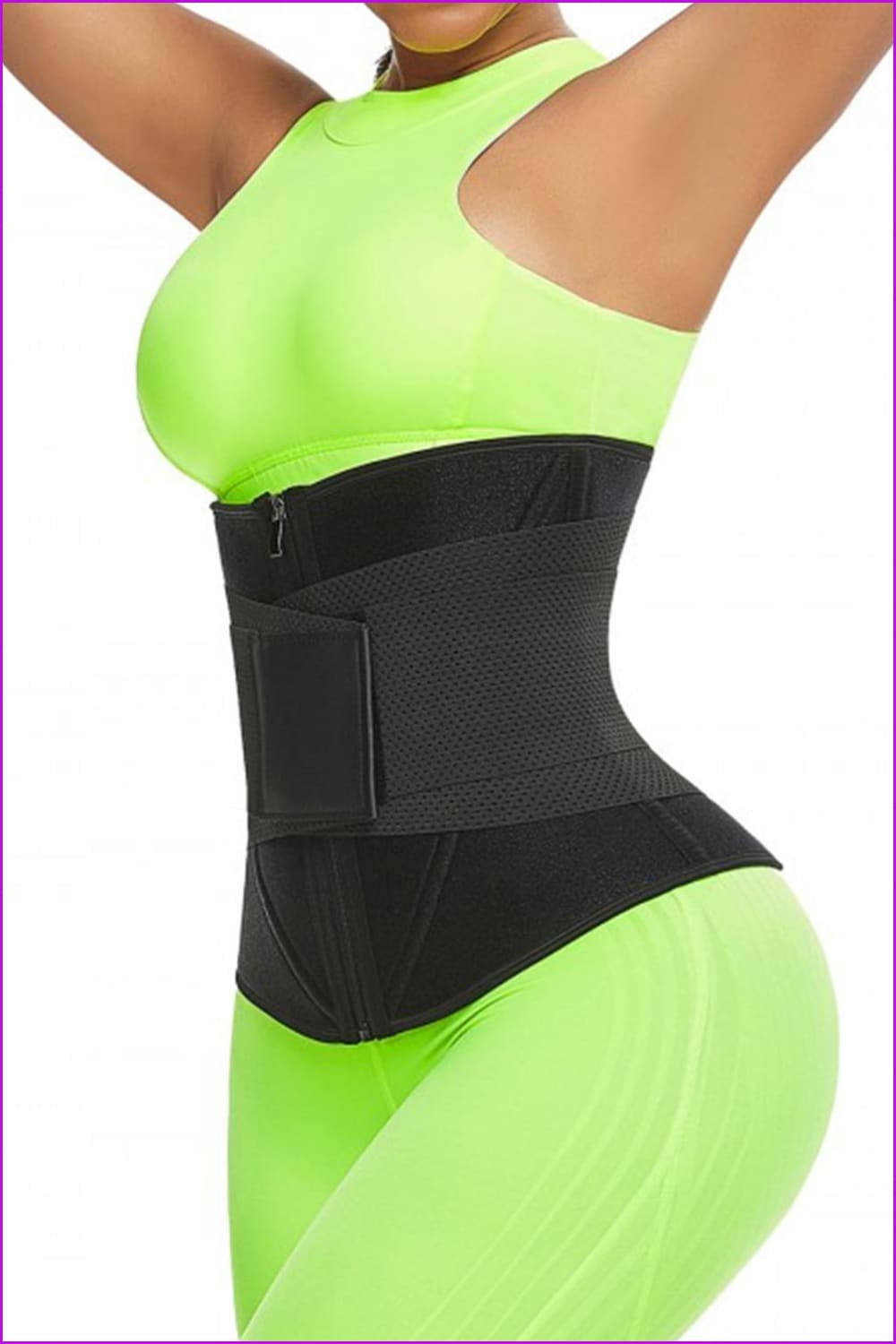 Women Waist Trainer Cincher Belt Tummy Control Sweat Girdle F3604 - Furdela