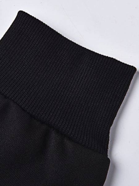 Figure Letter Print Kangaroo Pocket Hoodie BO3010