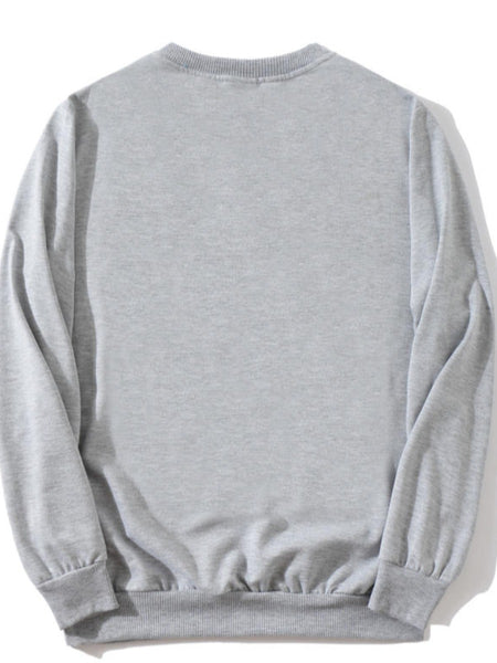 Cartoon Letter Print Sweatshirt AR7047