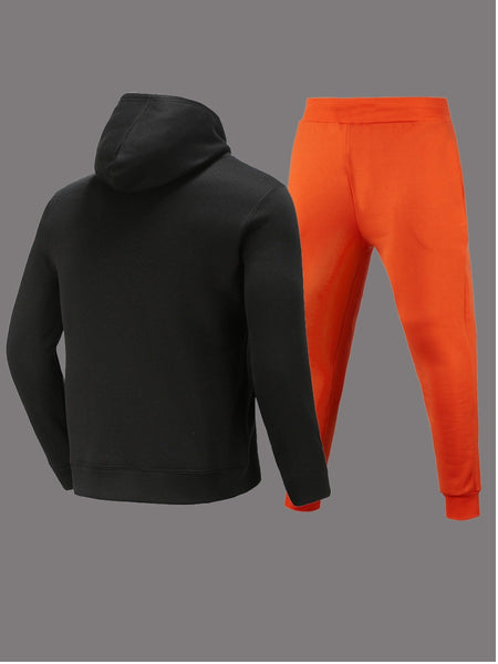 Plus Size Cartoon Letter Print Drawstring Sweatpants AT9018