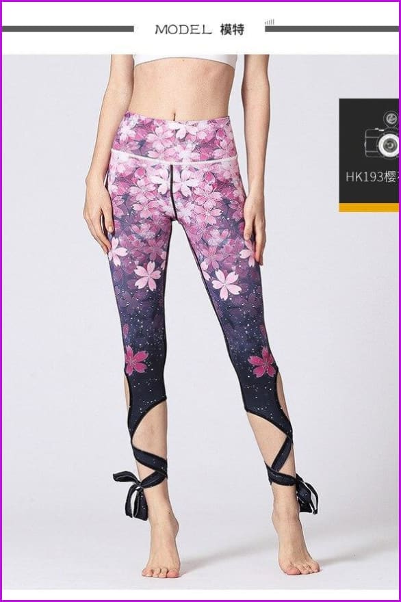 Yoga Leggings Slim Fitness Athletic Pants DE141 - Furdela