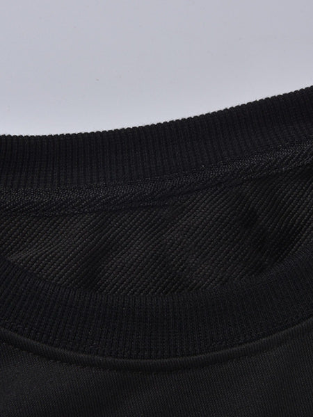 Plus Size Cartoon Letter Print Kangaroo Pocket Tracksuit Set AR7055